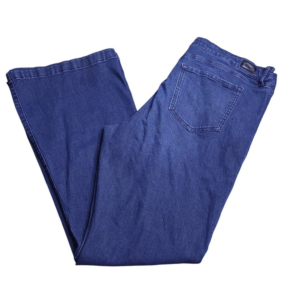 Sofia Jeans By Sofia Vergara Womens Melisa Flare Jeans 18 Dark Wash High Rise